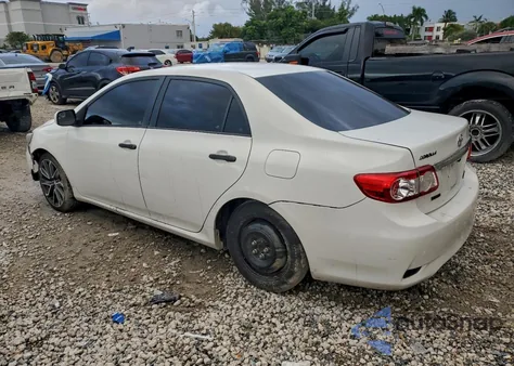 2012 Toyota Corolla Base from USA, damaged, VIN 5YFBU4EE1CP057066